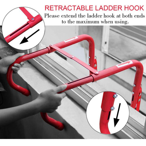 Hausse slip-resistant rungs closeup highlight stable footing during ascent