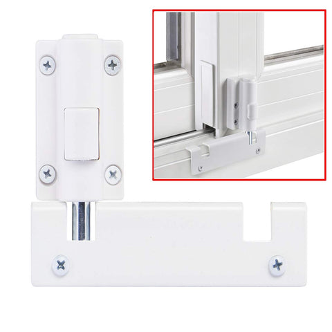 HauSun patio door foot lock on the top rail enhances child safety and security.