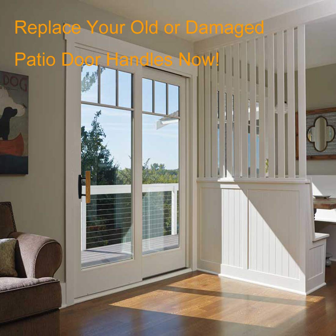 Hausun reversible handle suits left or right opening doors for flexibility