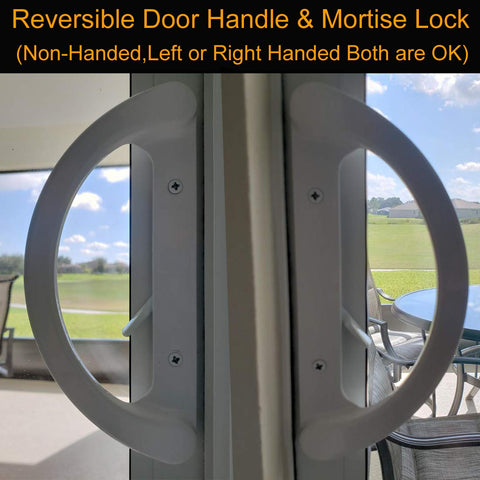 HauSun reversible design: non-handed handle works on both left and right opening doors.