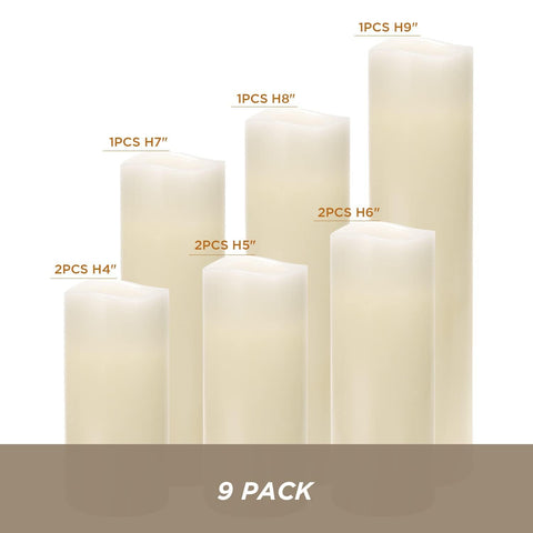 Hausware remote controls for flameless candles simplify wireless operation.