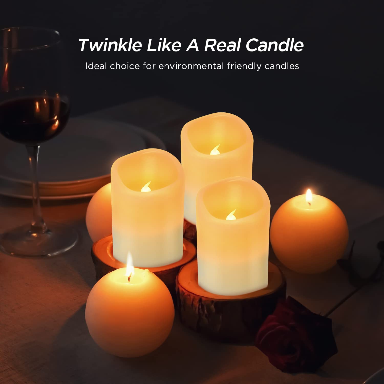 Hotel and bar decor can benefit from Hausware candle ambiance.