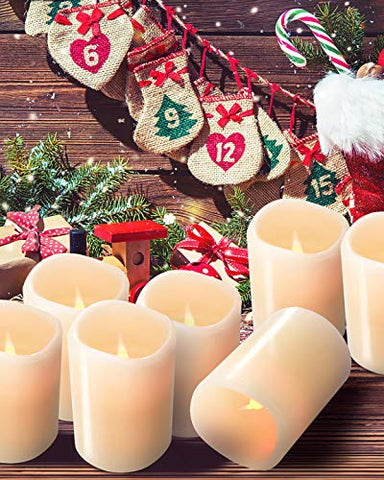 Safe flameless candles free from smoke and dripping wax.