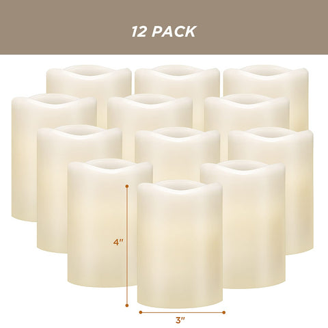 Ideal for weddings and events with a warm ivory glow.