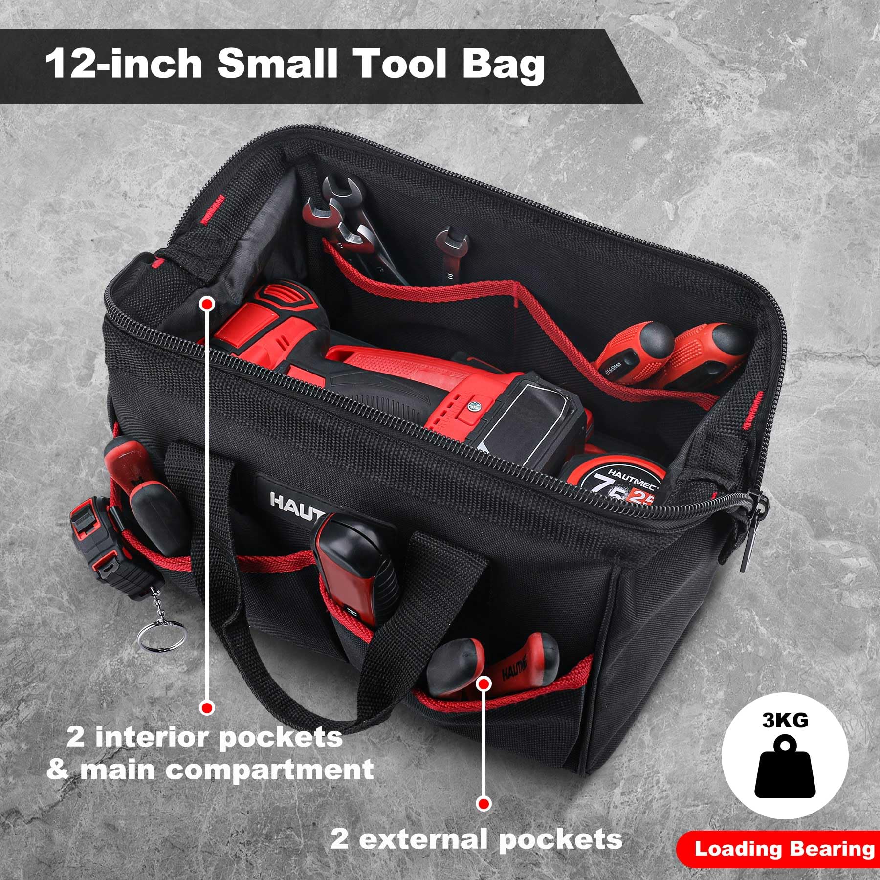 HAUTMEC 1680D fabric delivers rugged durability for daily workshop use