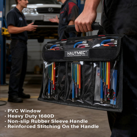 HAUTMEC long arm T-handle provides extra leverage and control.