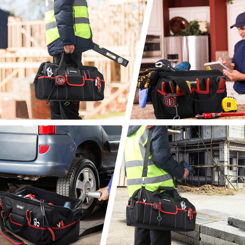 HAUTMEC padded shoulder strap improves comfort during transport between sites