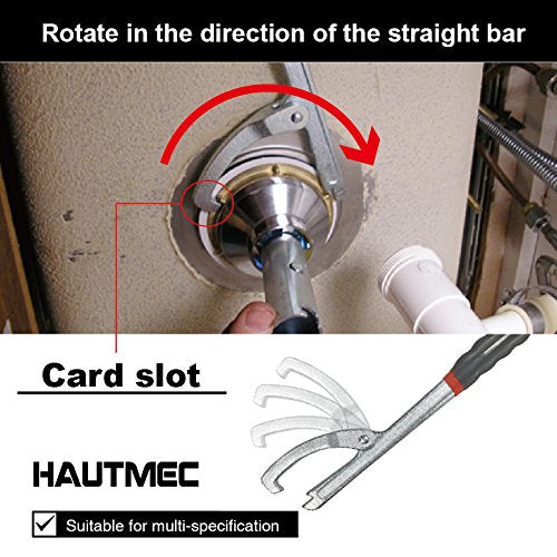 HAUTMEC double-soft-grip reduces fatigue during installation and removal