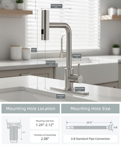 Hauwute SUS304 lead-free construction ensures durable, safe use in everyday tasks.