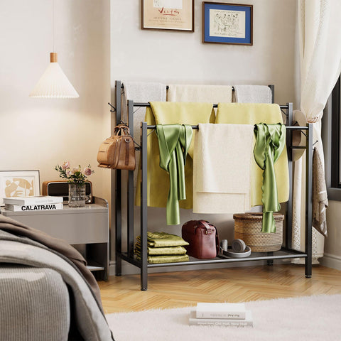 HavenlyYouth versatile blanket ladder complements tight corners and decor