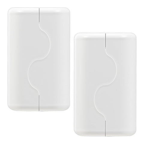Havenso double lock system outlet cover prevents unintentional outlet access