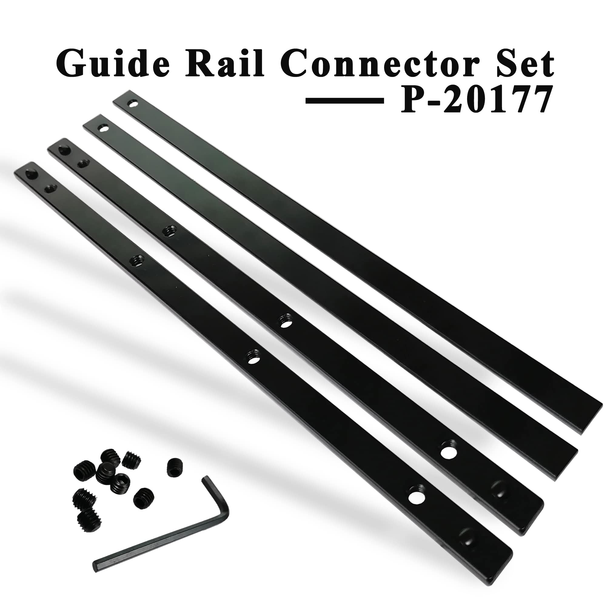 Hawmow ball hex driver included for quick tightening on rails