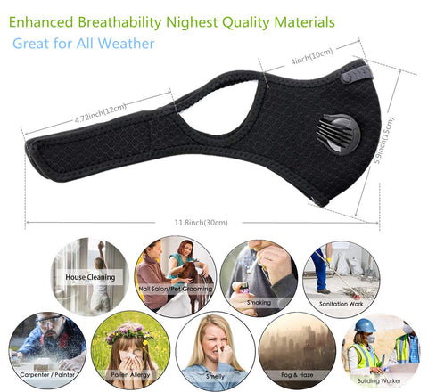 Hayodo Loops mask side view highlighting adjustable ear loops for comfort.