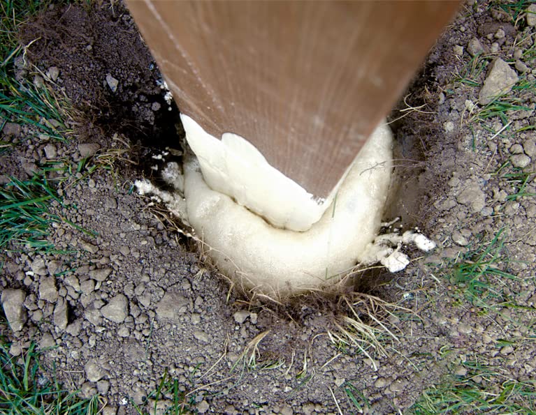 HB Fuller Fast 2K Deck Post Mix expands to bond wood, vinyl and metal posts.