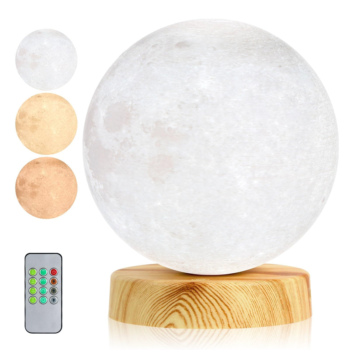 H&B Happy round lamp front view with bright daylight-like illumination for mood support