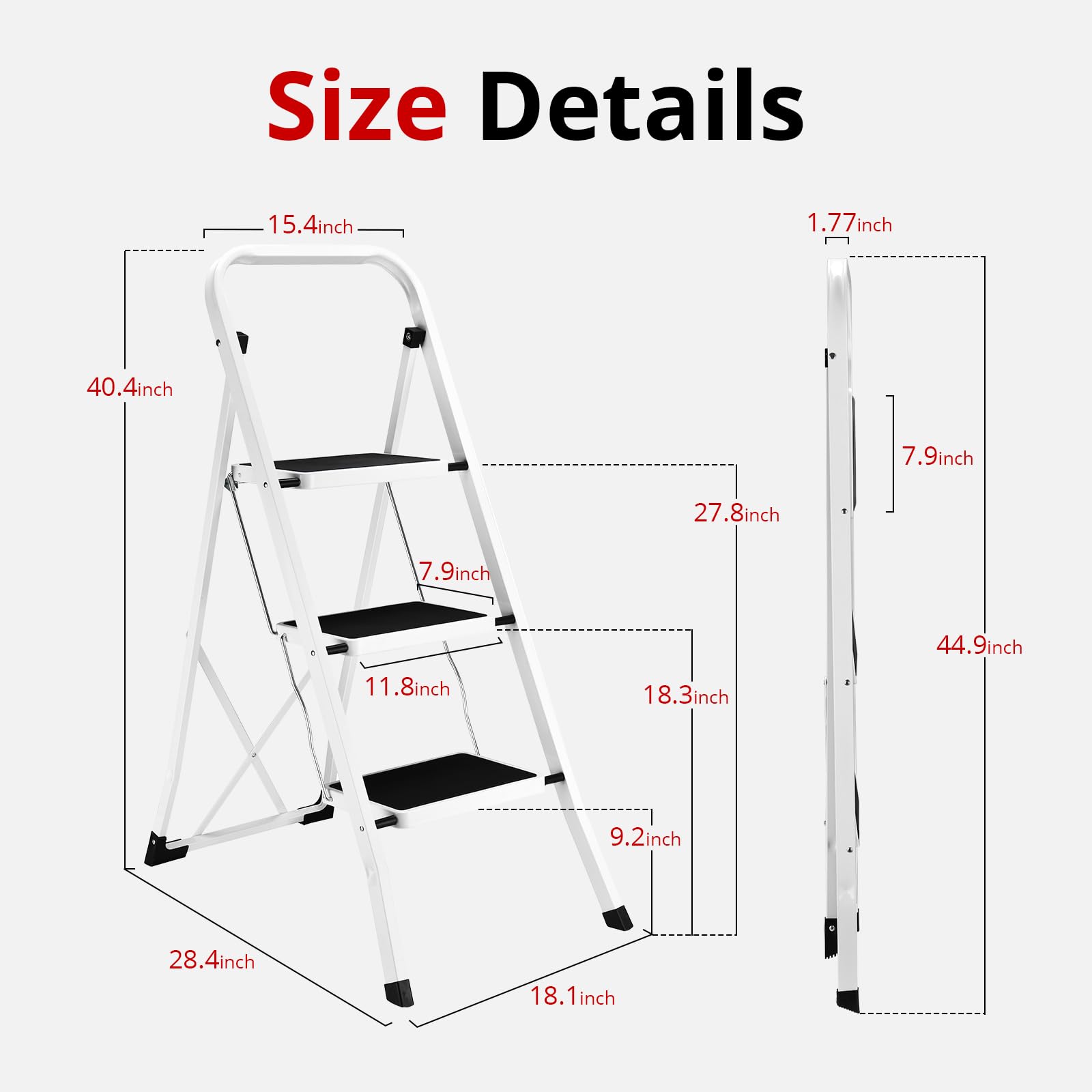 HBTower 330-lb capacity supports sturdy use.