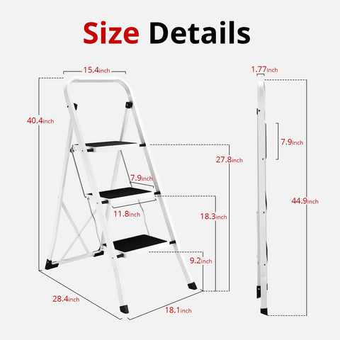 HBTower 330-lb capacity supports sturdy use.