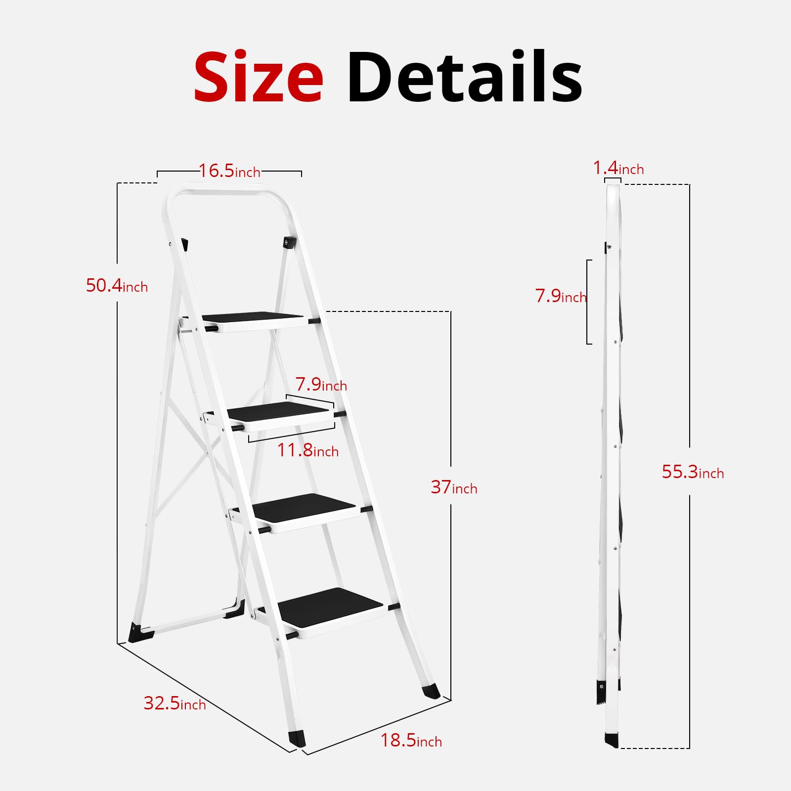 HBTower compact storage design fits in tight spaces after use.