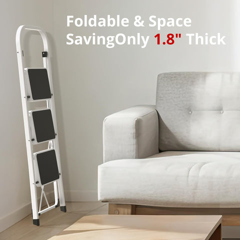 HBTower folded for compact storage in tight spaces.