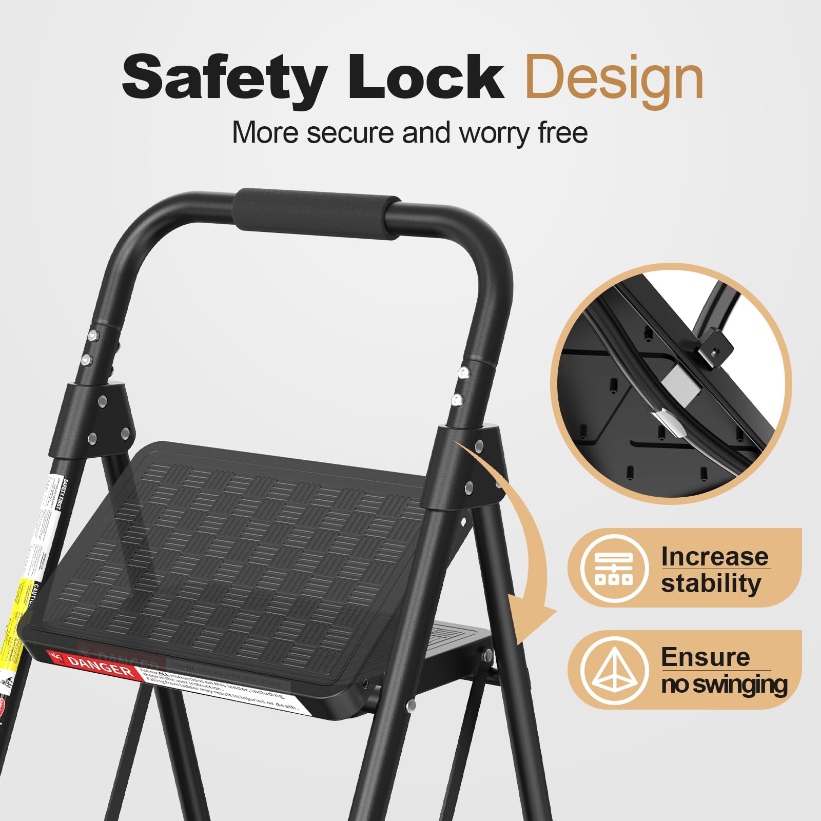 HBTower folding mechanism saves space for easy storage
