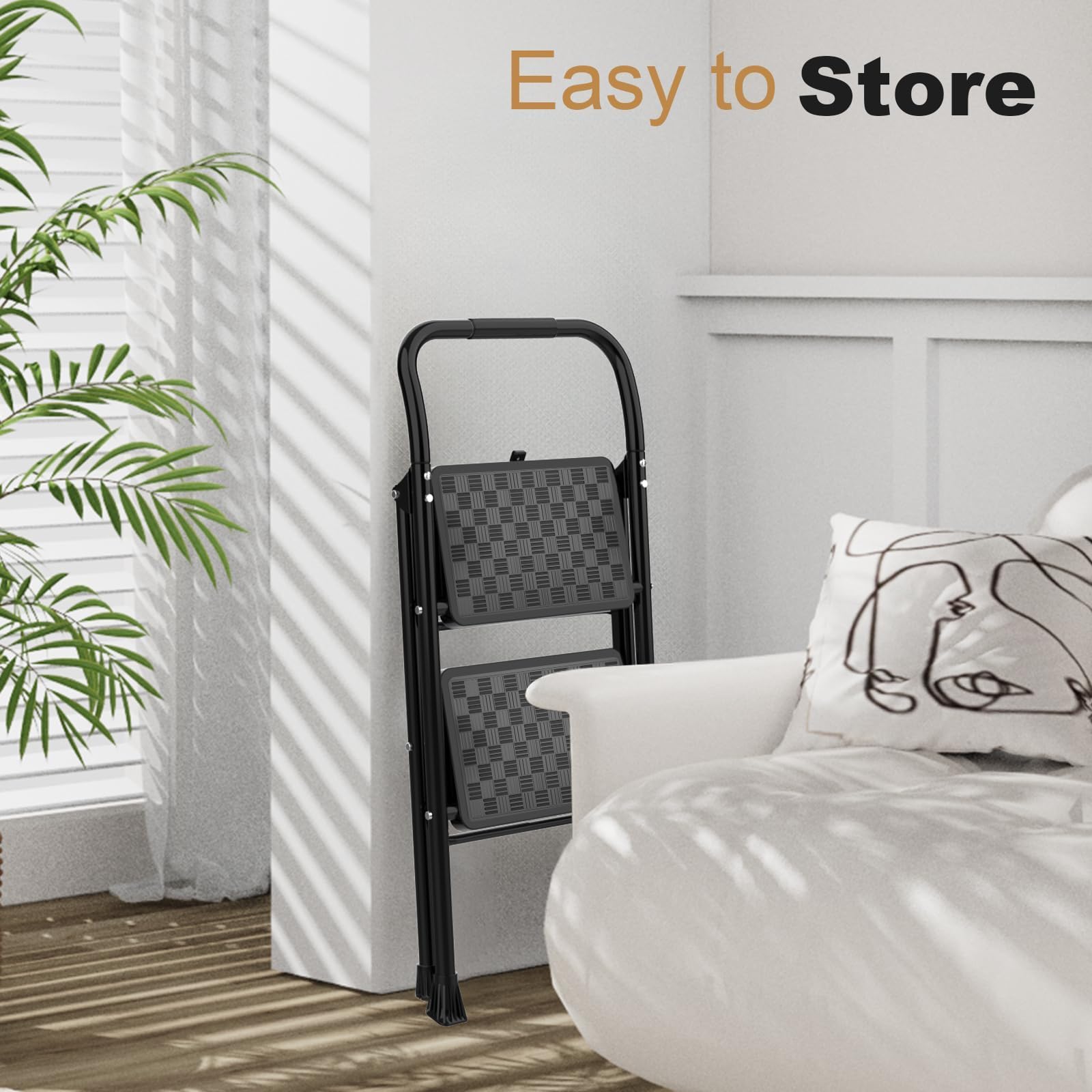 HBTower doubles as an elegant plant stand when not in use.