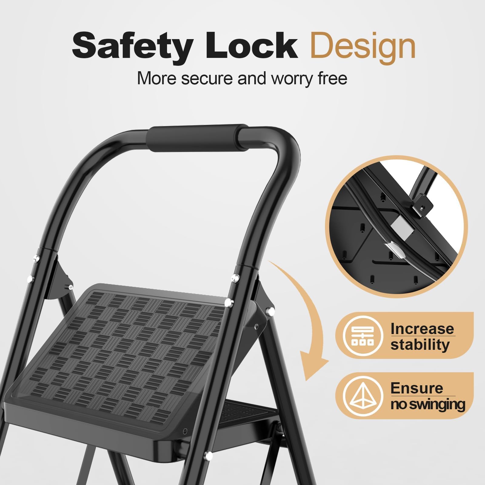 HBTower features a sponge handle for comfortable transportation.