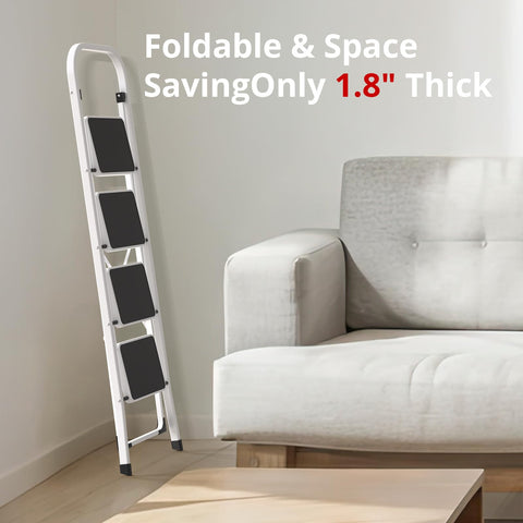 HBTower widened steps offer stable footing for easy elevation.