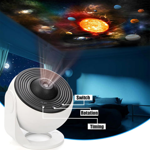 Hbaushun Planetarium Andromeda disc for vast cosmic view at home
