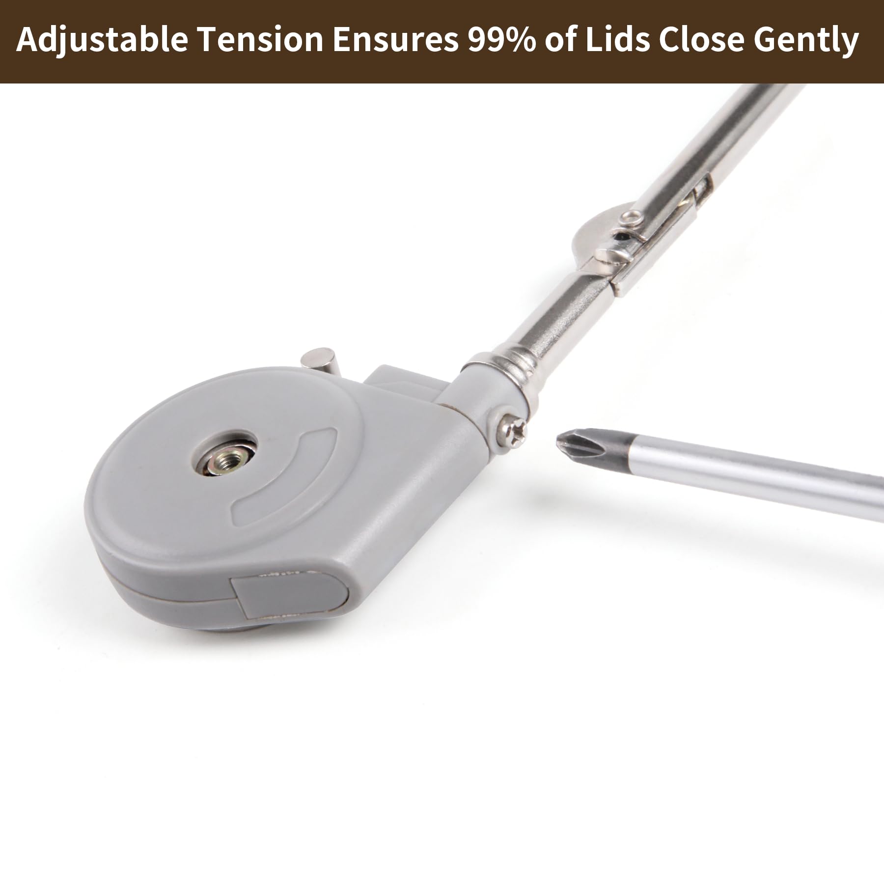 HBL soft close hinges fitted to a bench deliver quiet, convenient lid operation.