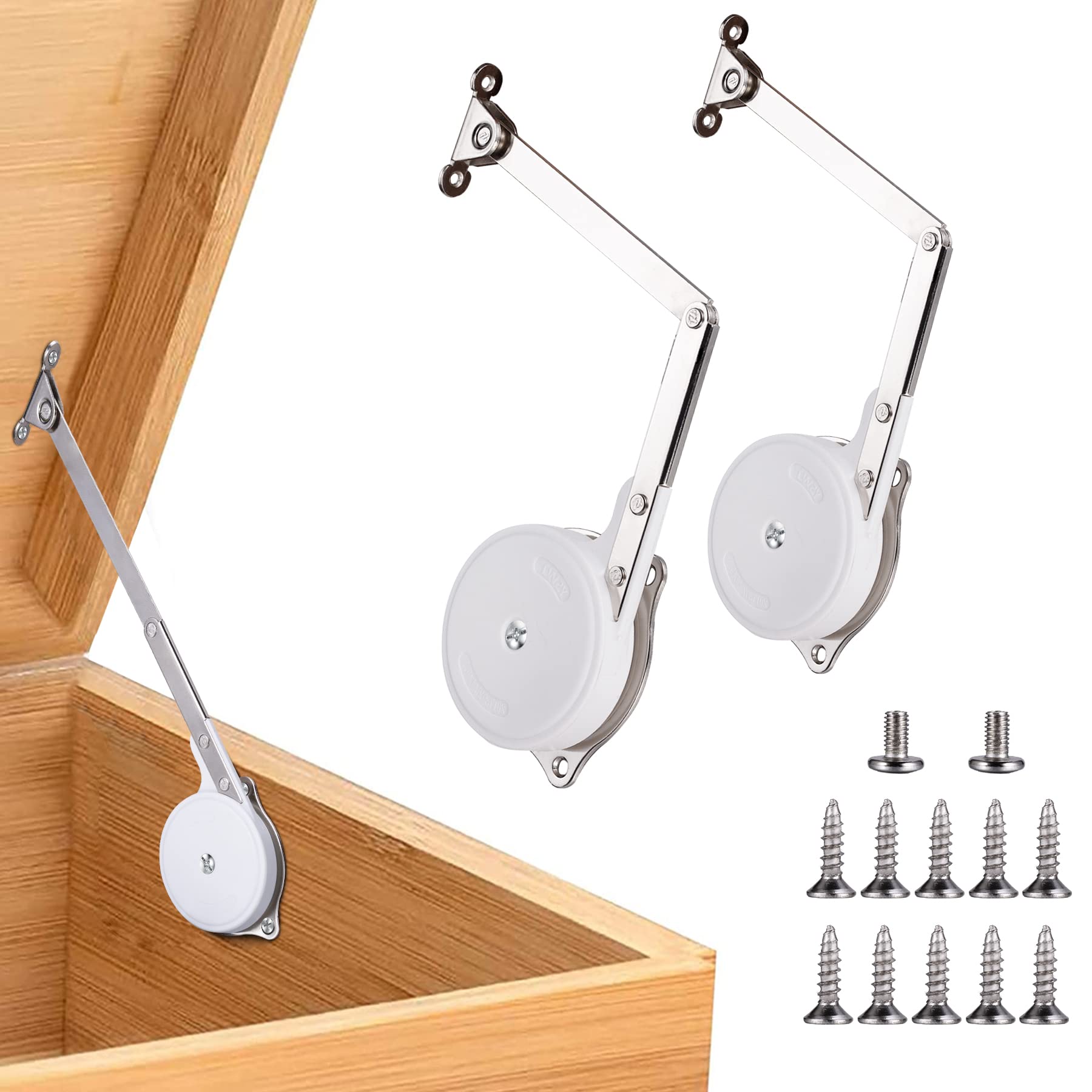 HBL 2Pack hinges in soft-close action for smooth lid closure