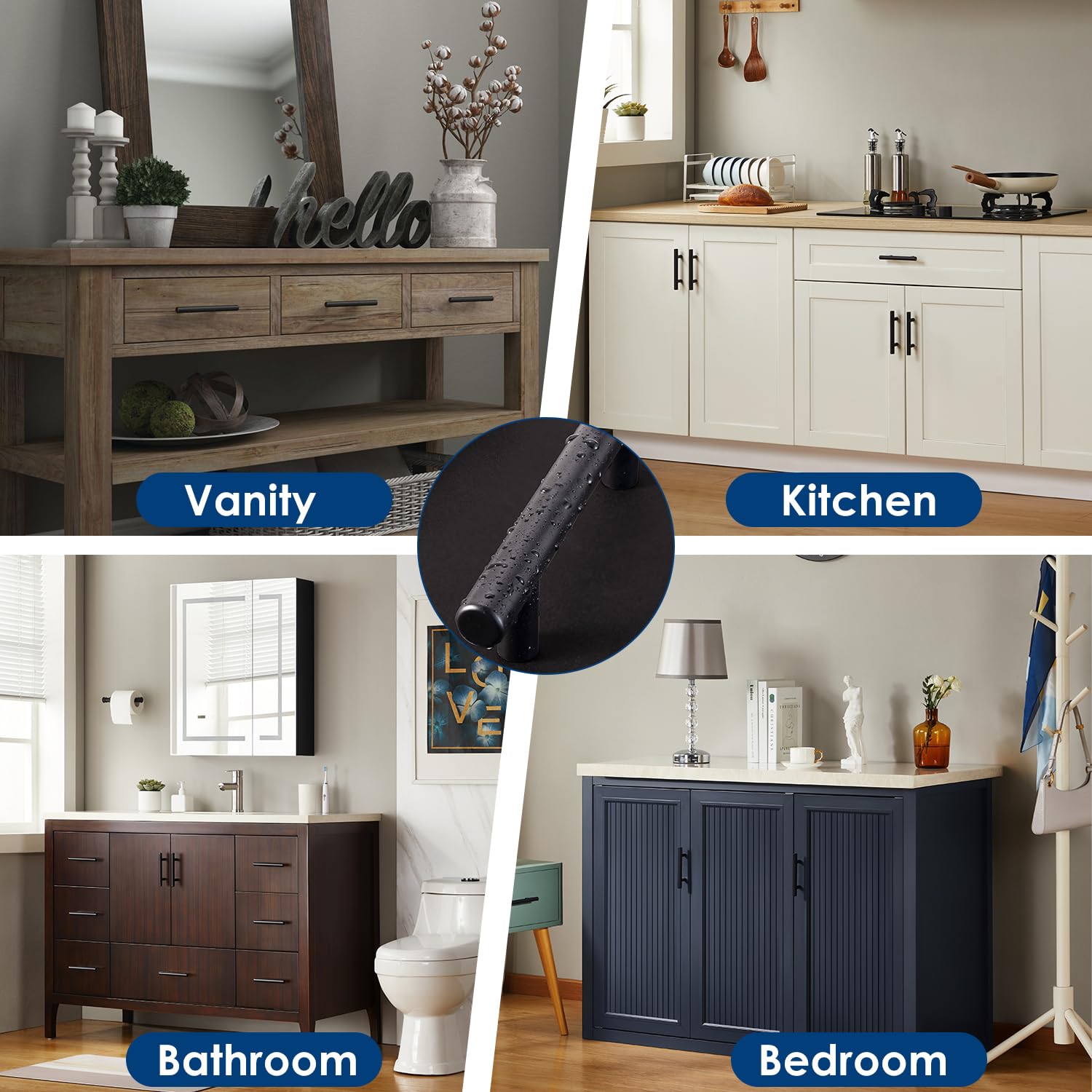 HBL' 5-inch total length detail demonstrates ample reach for comfortable use.