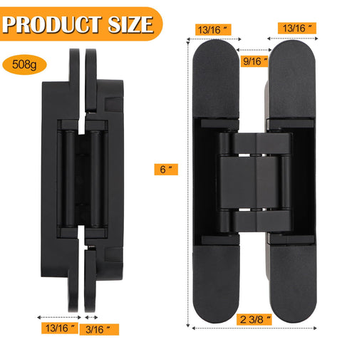 HBL' 3-way adjustability reduces re drilling and re measuring