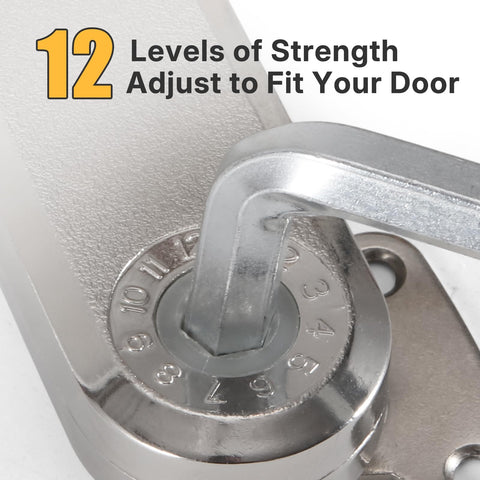 HBL' adjustable tension with 12 levels for tailored closing speed