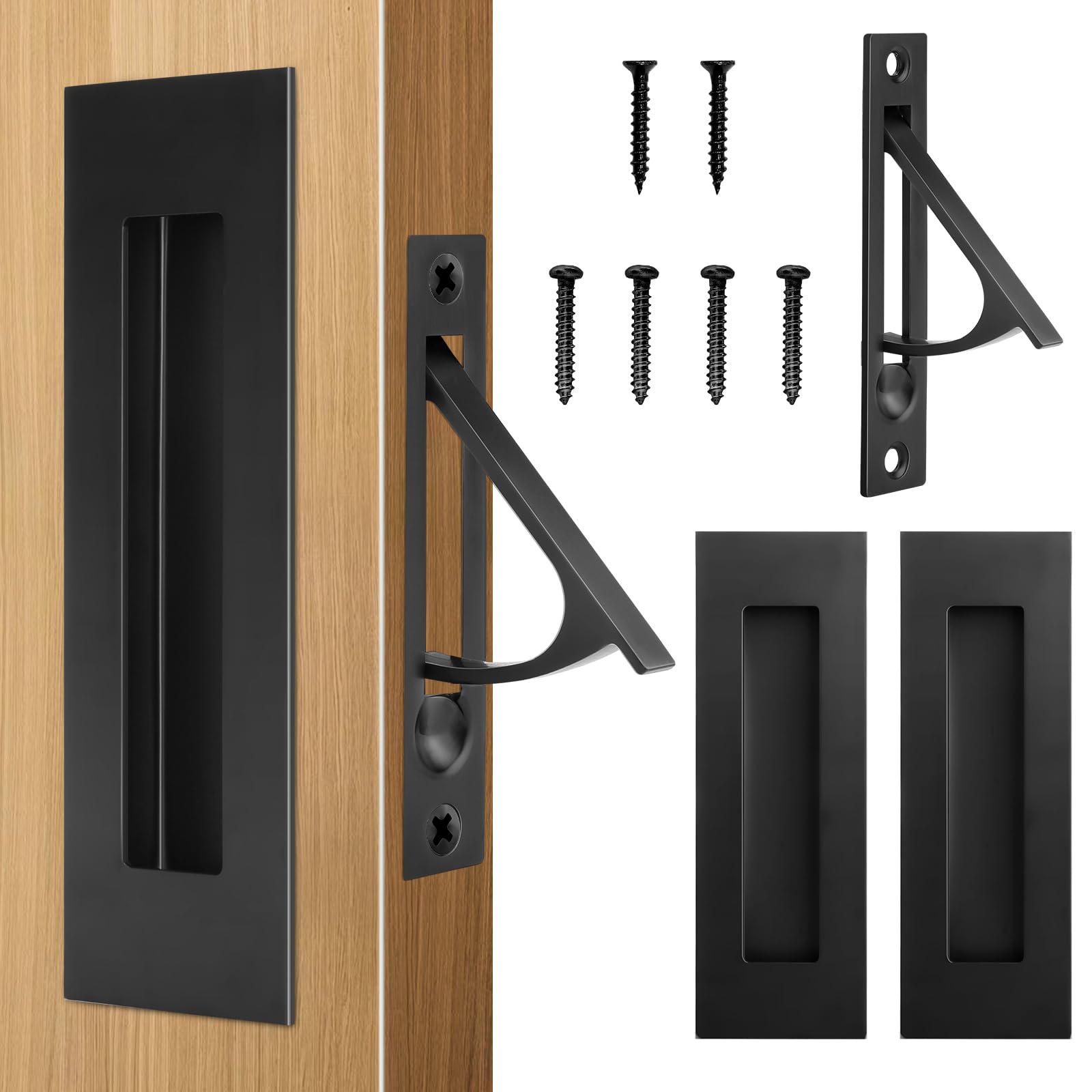 HBL' pocket door hardware set overview for smooth, quiet operation