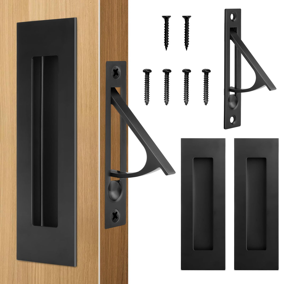HBL' pocket door hardware set overview for smooth, quiet operation