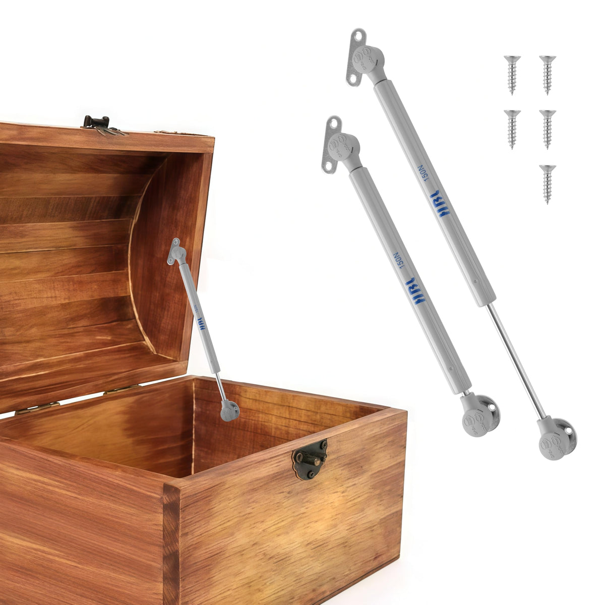 HBL soft close hinges for treasure box lid with smooth motion