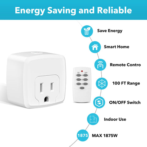 HBN compact design fits a single wall socket without clutter
