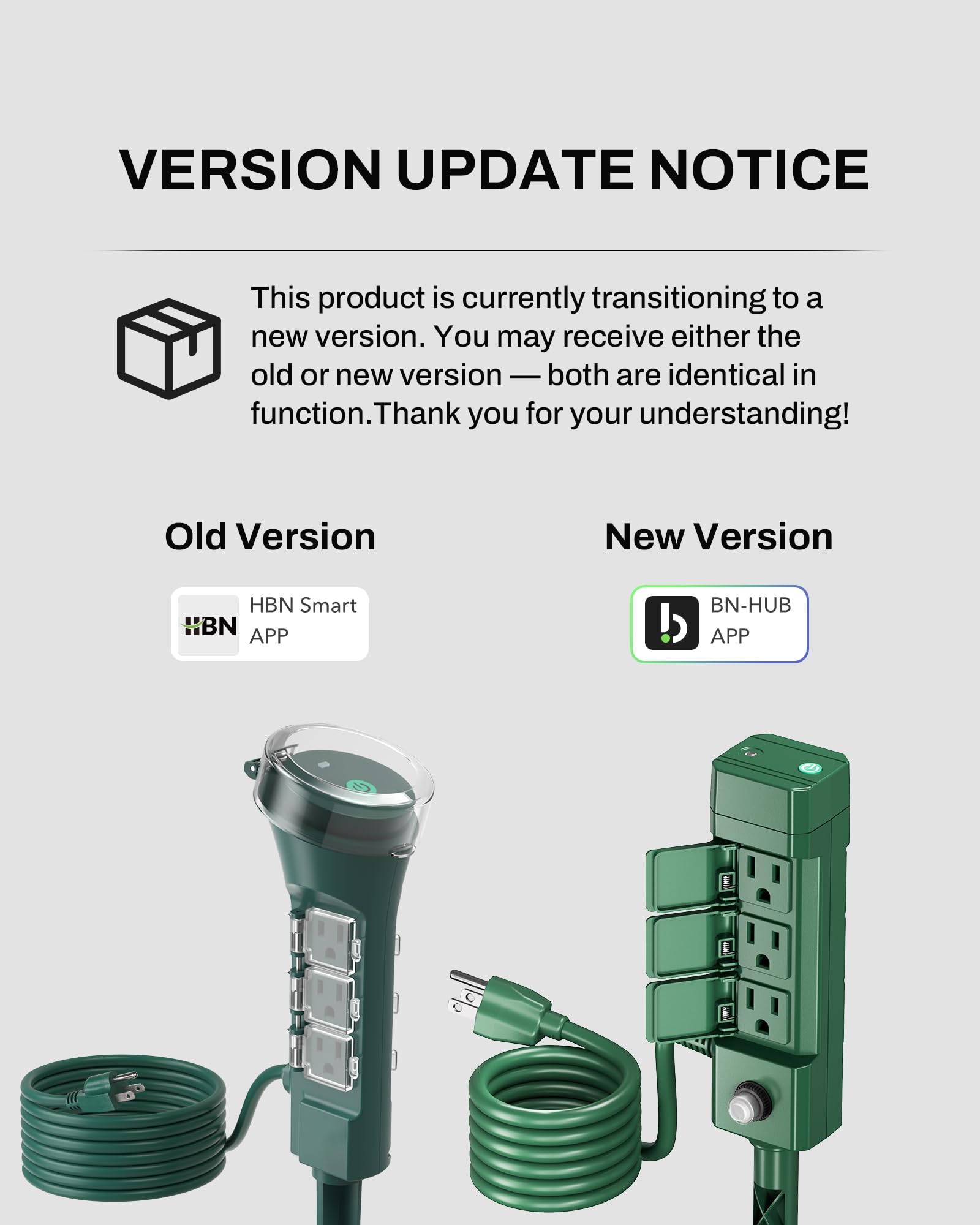 HBN outdoor smart plug six-outlets panel for outdoor power distribution