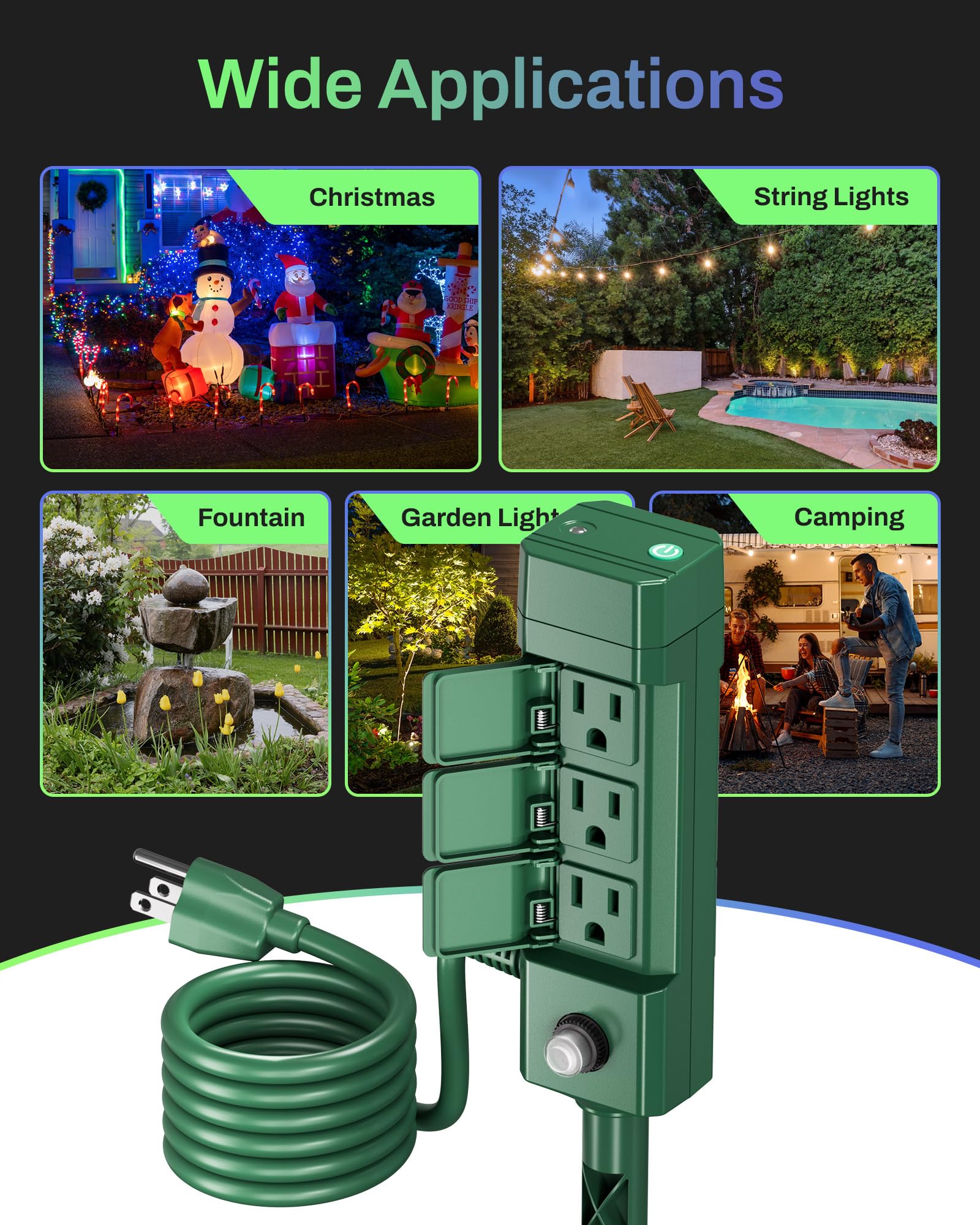 HBN outdoor smart plug warranty badge