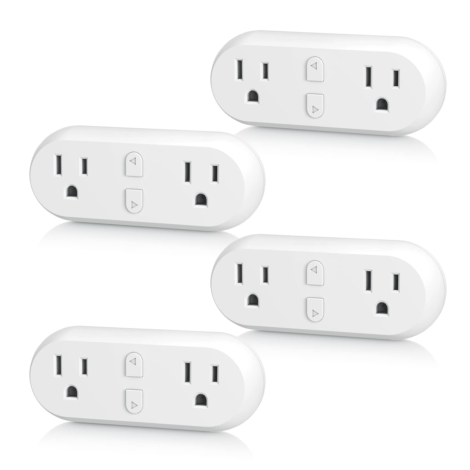 HBN Smart Plug dual outlet with independent controls for energy management at home.