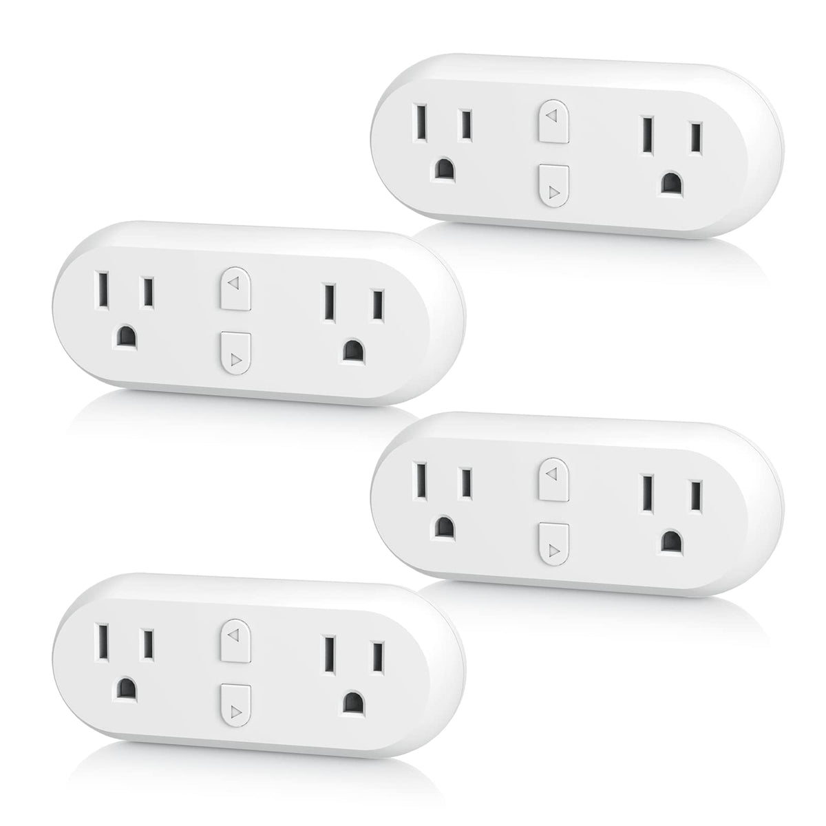 HBN Smart Plug dual outlet with independent controls for energy management at home.