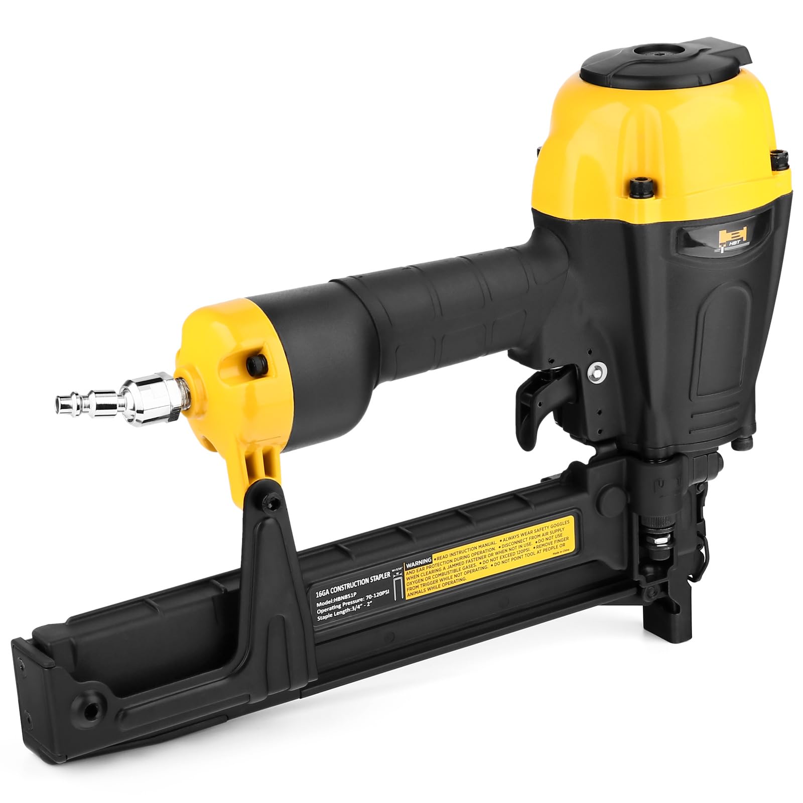 HBT HBN851P depth adjustment knob enabling exact staple depth settings.