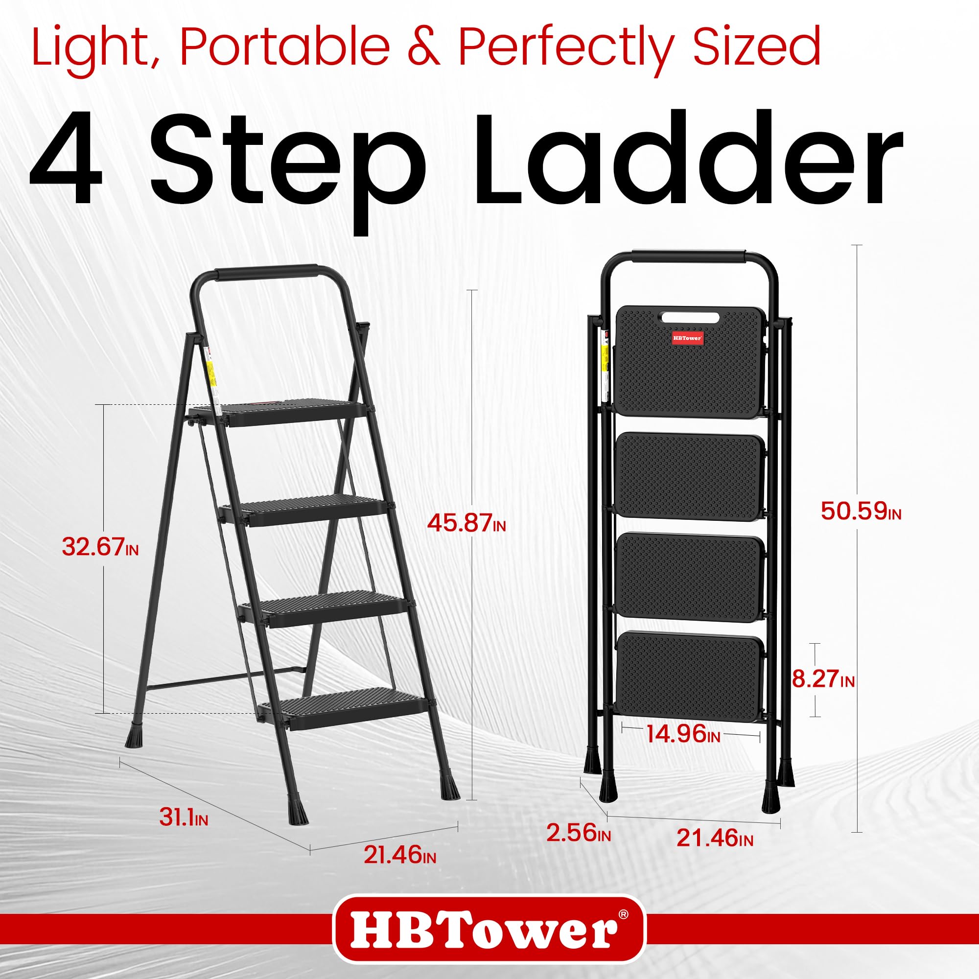 HBTower versatile ladder supports painting and light maintenance.
