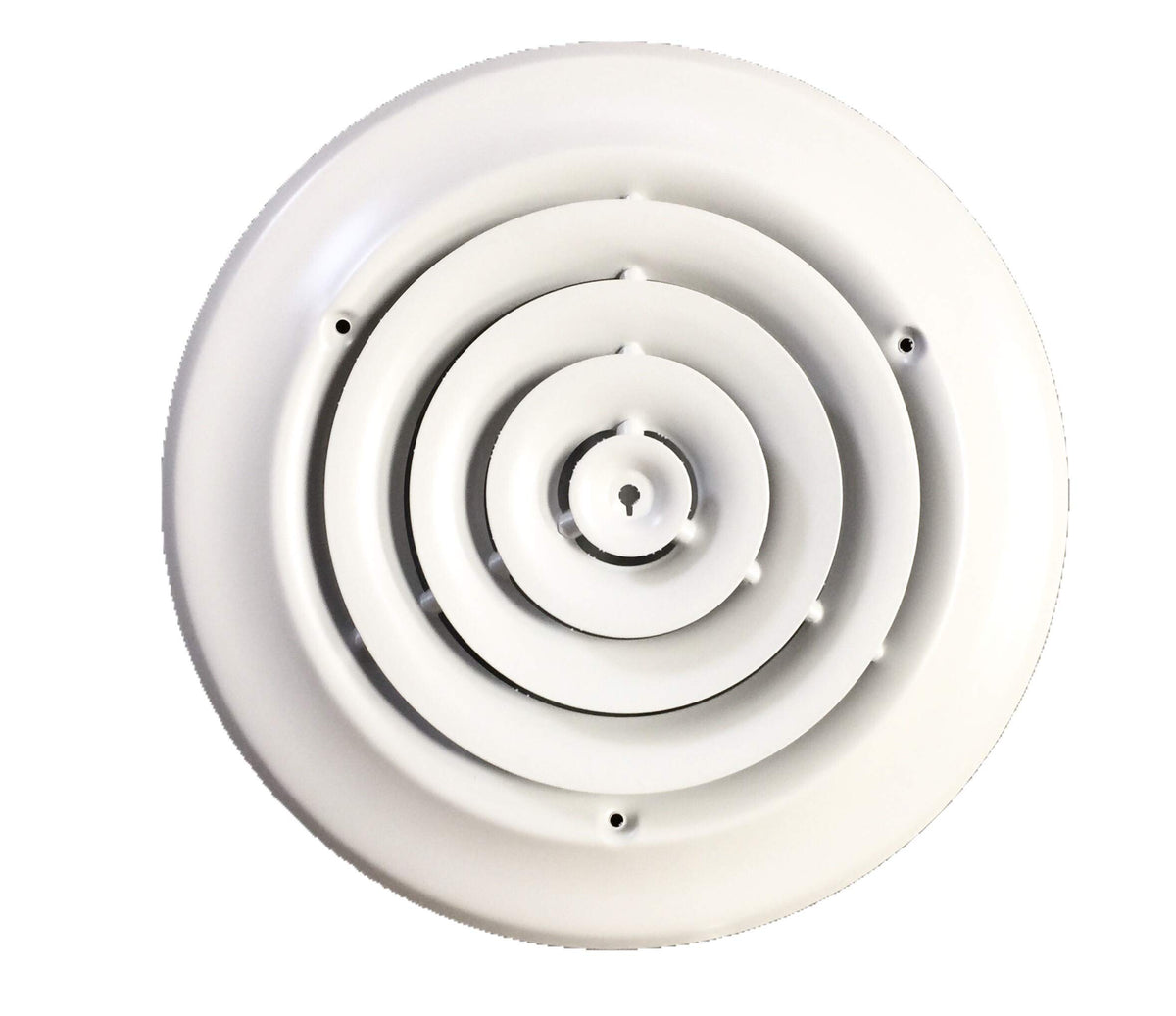 HBW round ceiling diffuser promotes even air distribution for balanced room airflow.