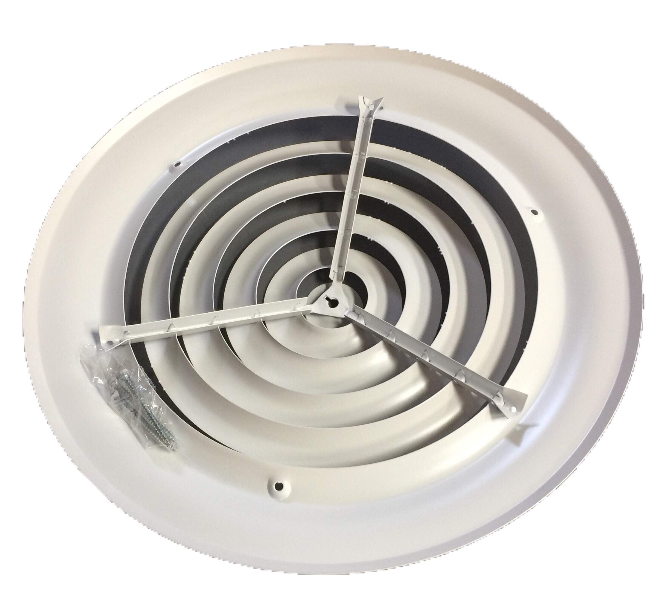 HBW steel step-down diffuser improves 360-degree air coverage