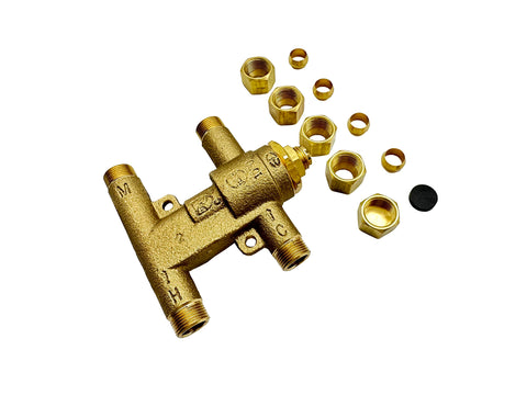Close-up of the BT-T40LF-38 thermostatic element and sensitivity to temperature changes.