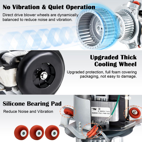 HC21ZE123A 115V inducer motor designed for durable operation