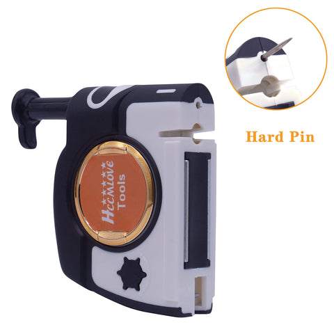 HCCMLOVE elastic-wrapped locator protects and improves grip on the plumb bob