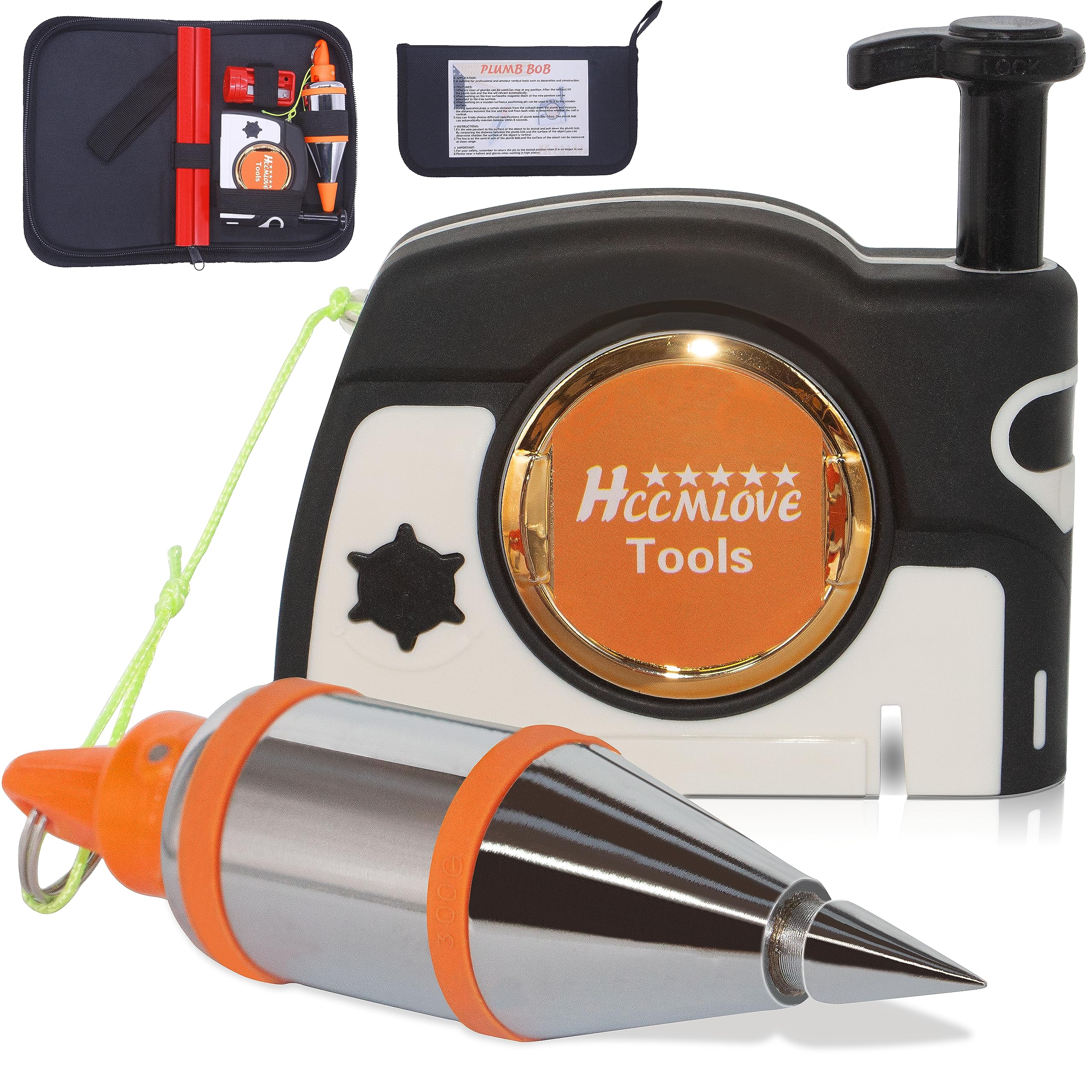 HCCMLOVE magnetic plumb bob 10.7 oz for precise vertical alignment