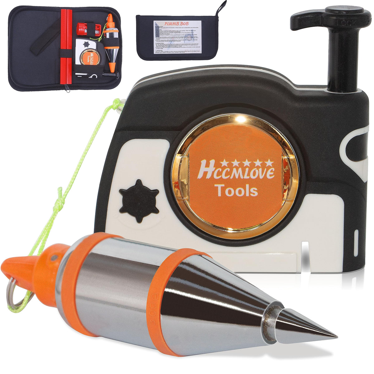 HCCMLOVE magnetic plumb bob 10.7 oz for precise vertical alignment